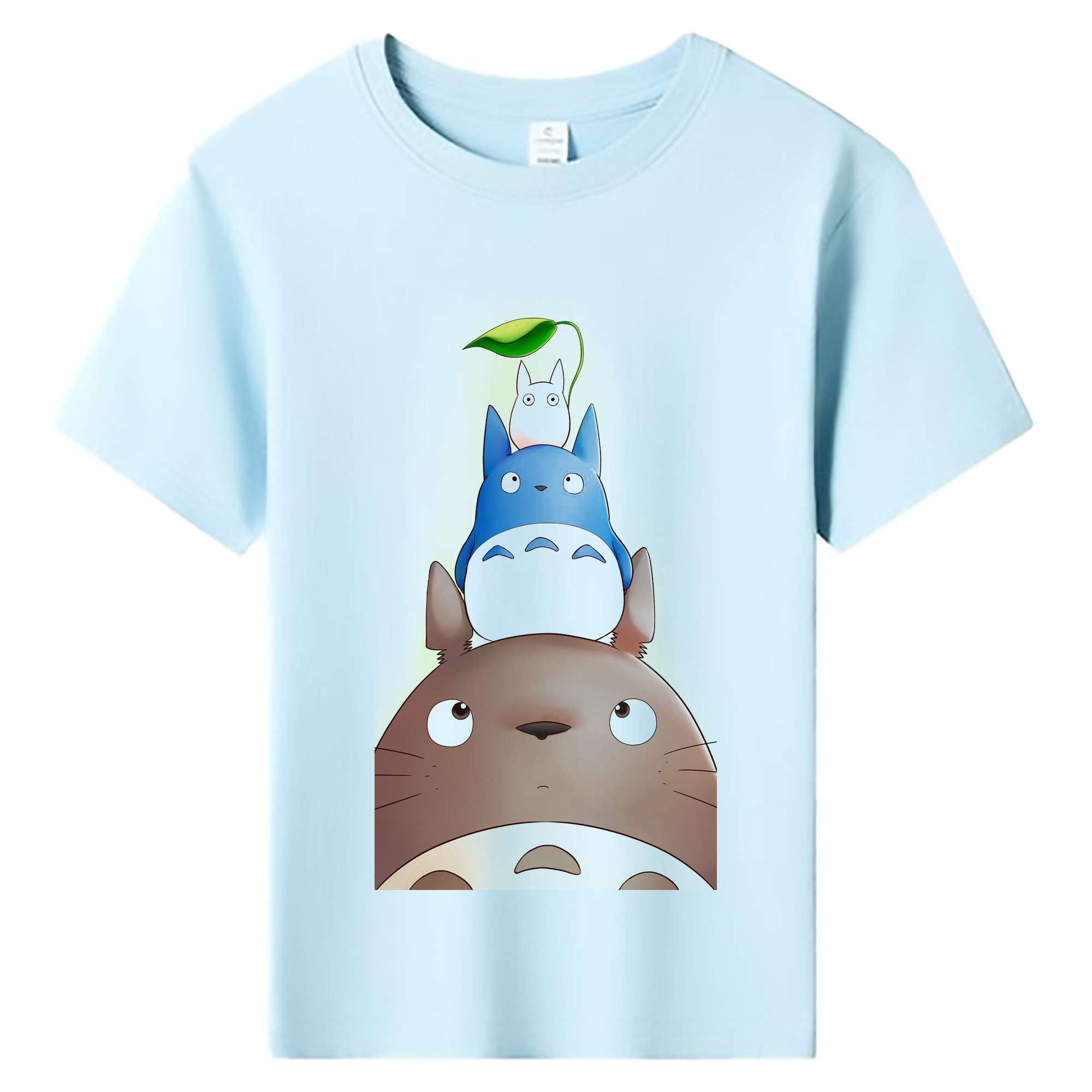 （画像用） となりのトトロ 草壁メイ 草壁サツキ My Neighbor Totoro Satsuki Kusakabe Mei Kusakabe 綿100％キッズTシャツ（フロントプリント）